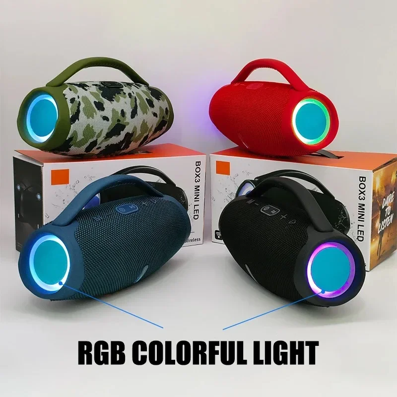 Portable Bluetooth Speaker Waterproof Ipx7 - Portable Boombox 3 Wireless Bluetooth Speaker