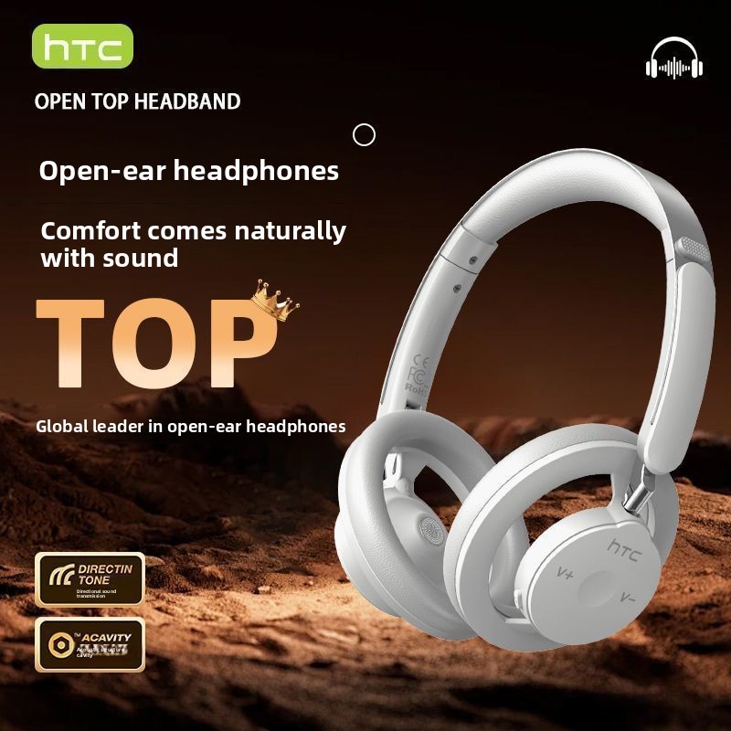 HTC‑HP06 Open‑ear Headphones W - Anc Wireless Over Ear Headphones ulasan dan harga