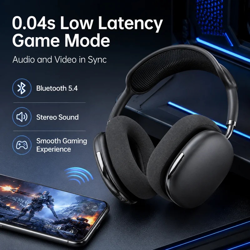 Over Ear ANC Wireless Bluetoot - Anc Wireless Over Ear Headphones ulasan dan harga