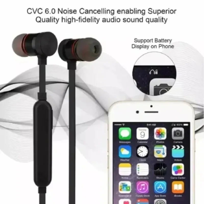 1-4Pcs Neckband Bluetooth Earp - Magnetic Neckband Sports Earphones ulasan dan harga