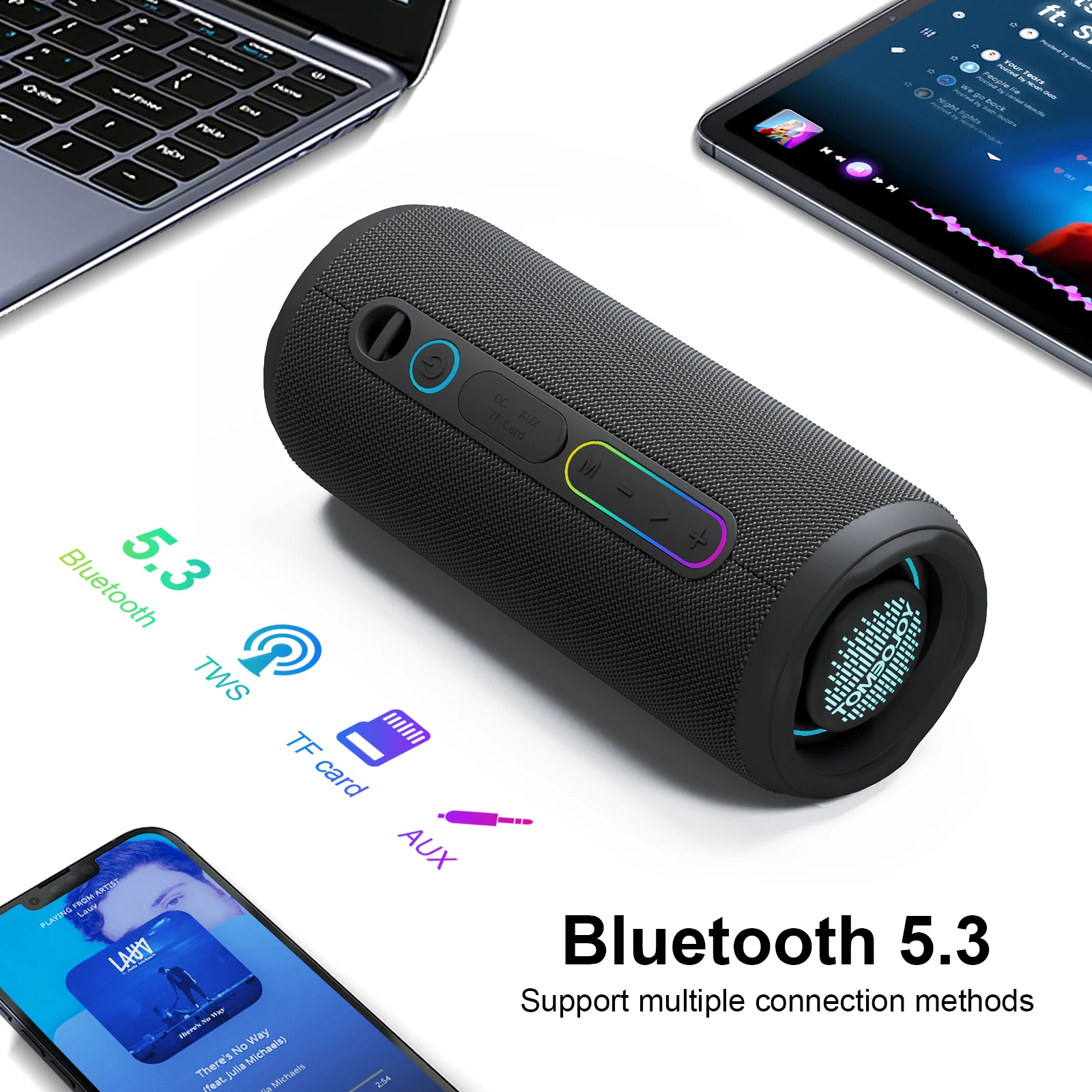 YOLOEMOT T13 Bluetooth Speaker - Portable Bluetooth Speaker Waterproof Ipx7 ulasan dan harga