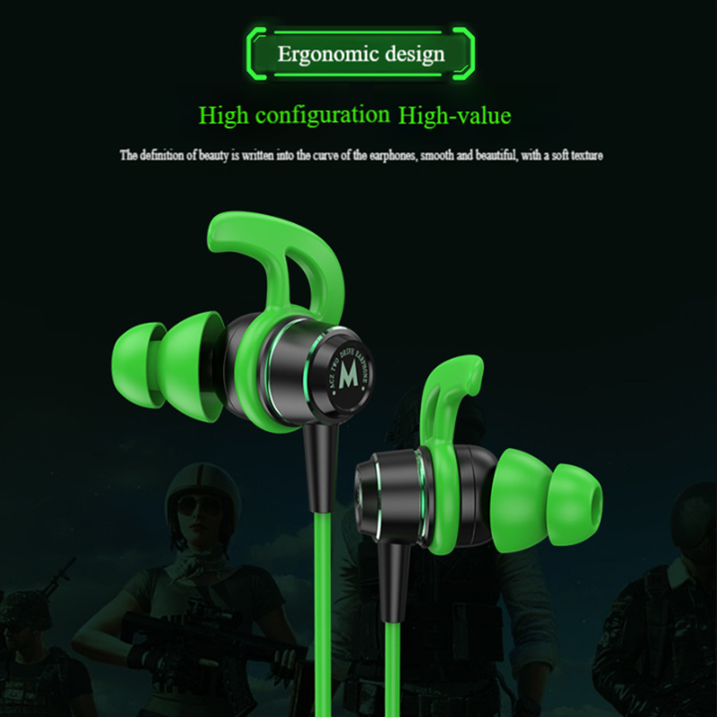 Gaming Headsets HiFi In Ear 90 - Type C Wired Earphones With Mic ulasan dan harga