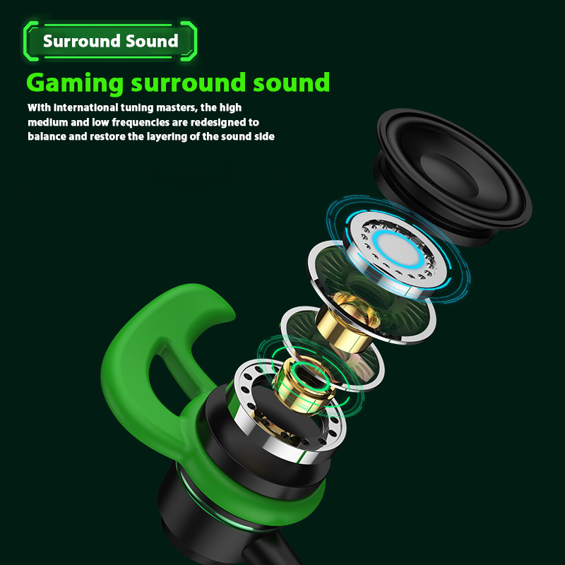 Gaming Headsets HiFi In Ear 90 - Type C Wired Earphones With Mic ulasan dan harga