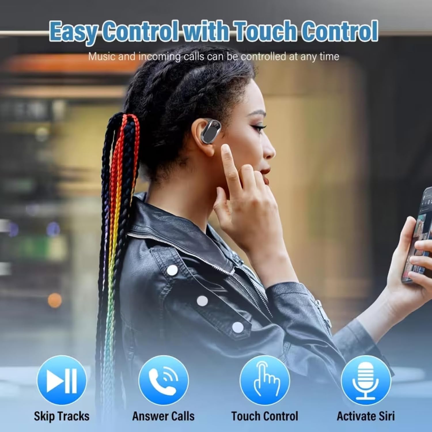 Open Ear Earbuds and Wireless  - Bone Conduction Running Headphones ulasan dan harga