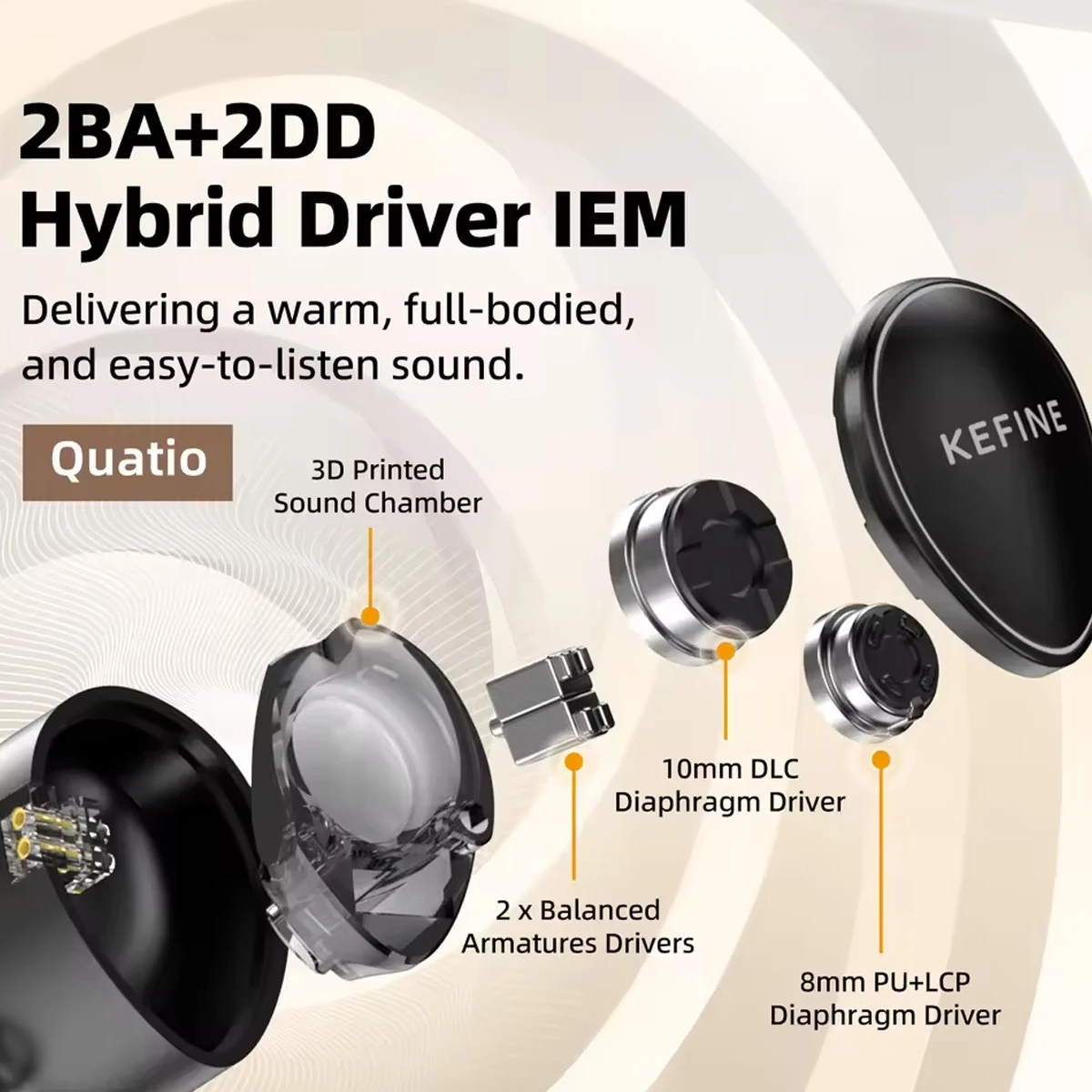 KEFINE Quatio In-Ear Earphones - Planar Magnetic Iem Earphones ulasan dan harga