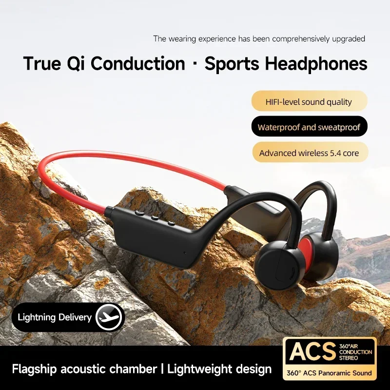 Lenovo Bone Conduction Headset - Bone Conduction Running Headphones ulasan dan harga
