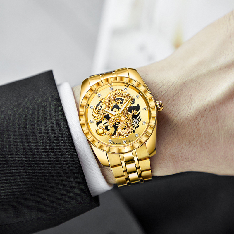 Men's Watch Golden Dragon Watc - Smartwatches ulasan dan harga