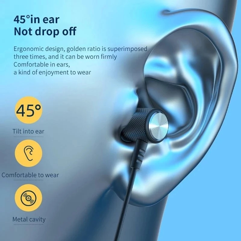 Wireless Headphones Bluetooth  - Magnetic Neckband Sports Earphones ulasan dan harga