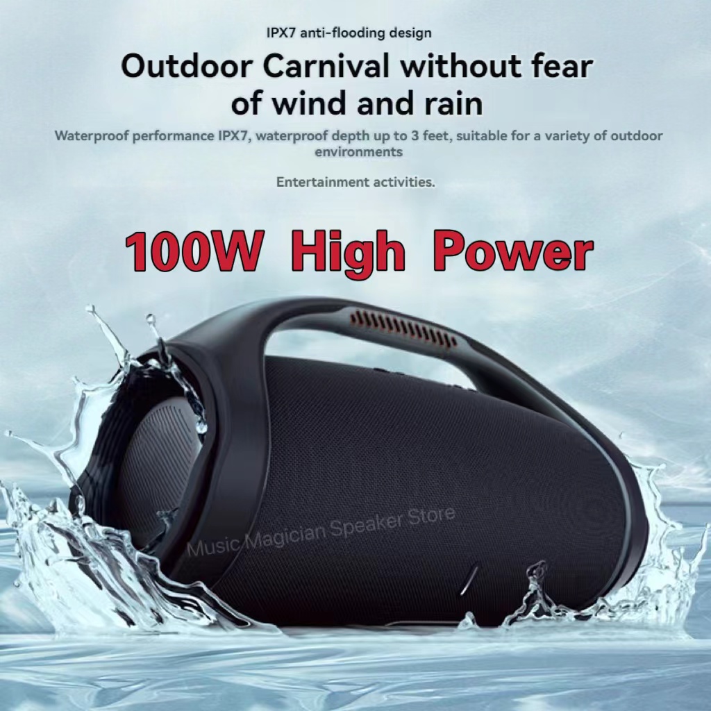Portable Boombox 3 Wireless Bl - Portable Bluetooth Speaker Waterproof Ipx7 ulasan dan harga