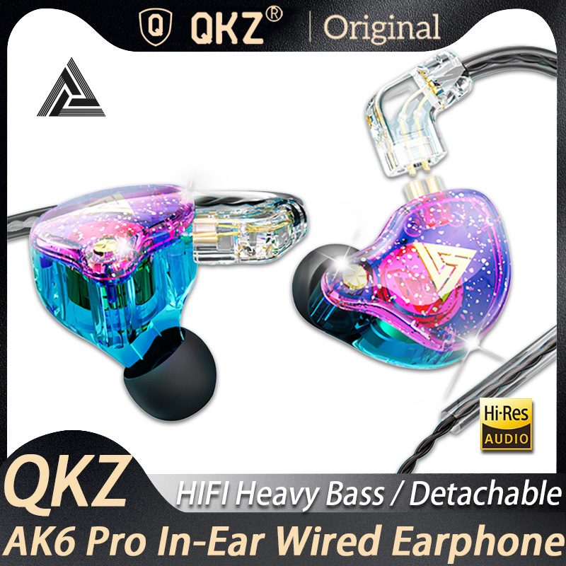 QKZ Original AK6 Pro EDX Pro I - In Ear Monitors For Singers ulasan dan harga