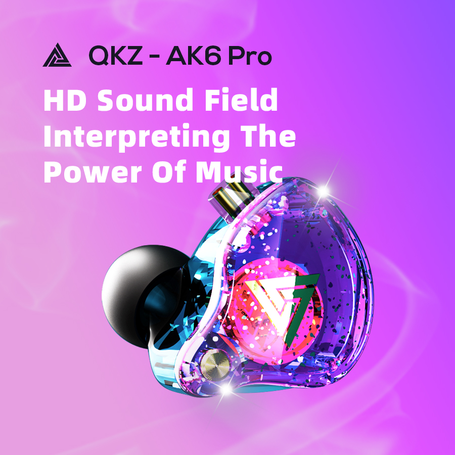 QKZ Original AK6 Pro EDX Pro I - In Ear Monitors For Singers ulasan dan harga