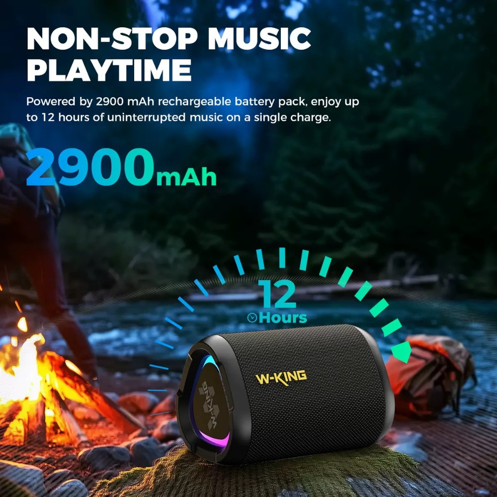 W-KING D110 Wireless Speaker w - Portable Bluetooth Speaker Waterproof Ipx7 ulasan dan harga