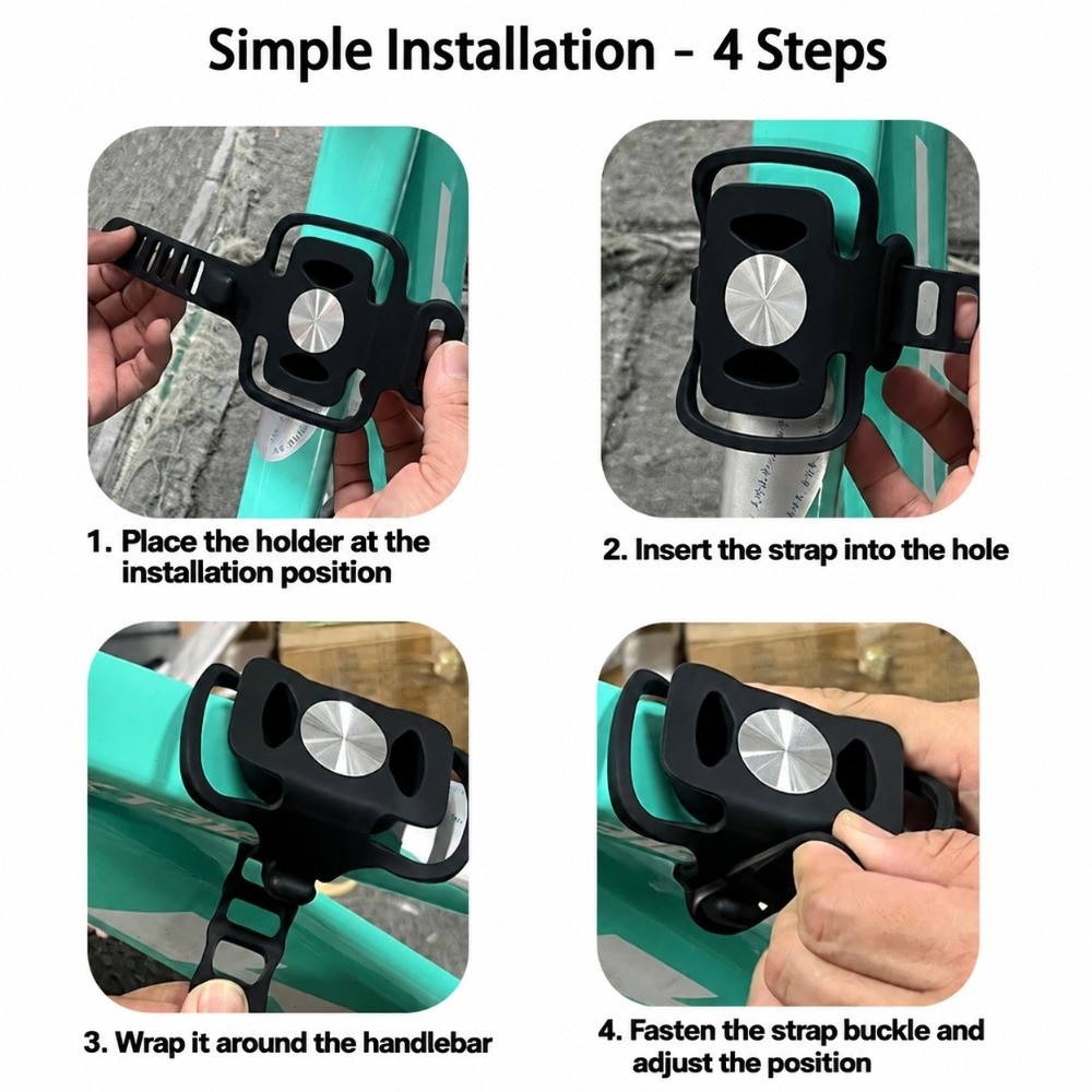 Silicone Bike Phone Holder Ant - Speakers ulasan dan harga