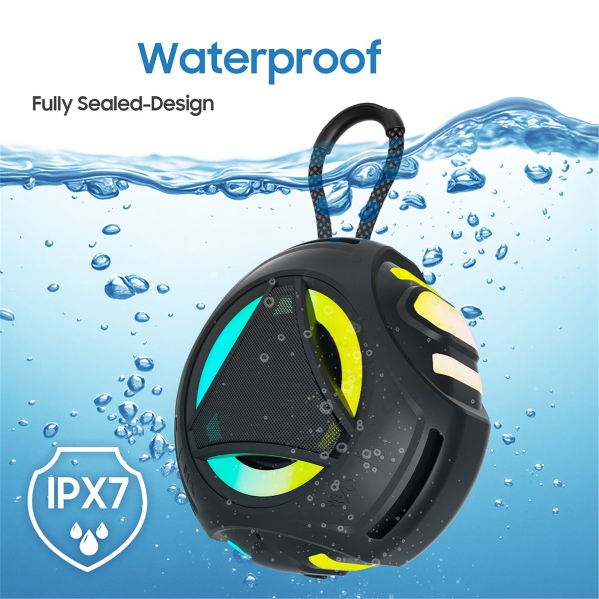 Mini Bluetooth Shower Speaker  - Portable Bluetooth Speaker Waterproof Ipx7 ulasan dan harga