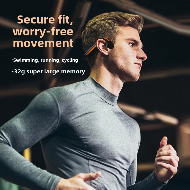 Bone conduction sports wireles - Bone Conduction Running Headphones ulasan dan harga