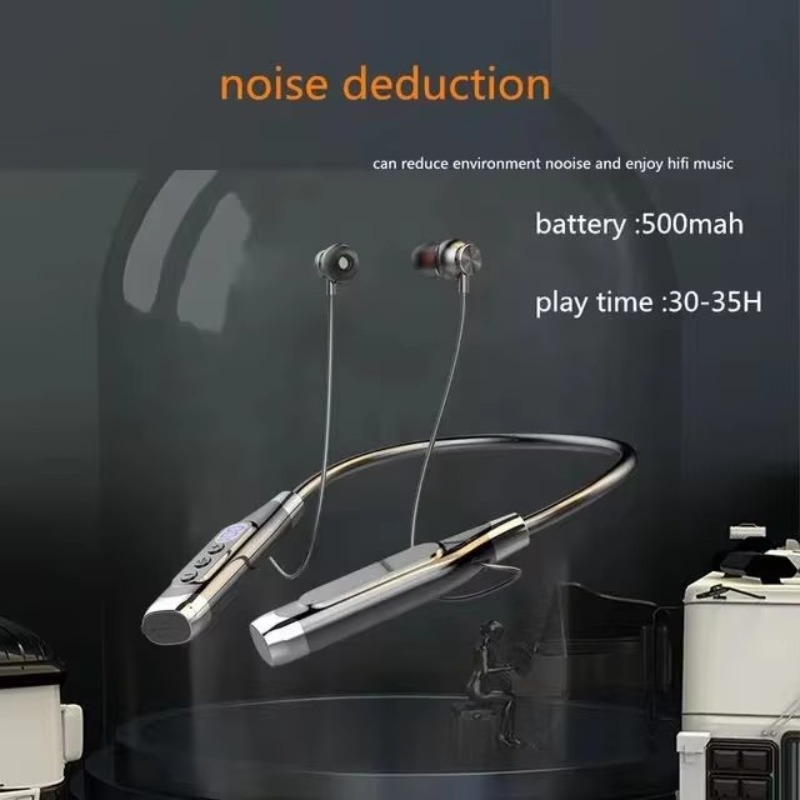 Led Battery Display Type-c Cha - Magnetic Neckband Sports Earphones ulasan dan harga